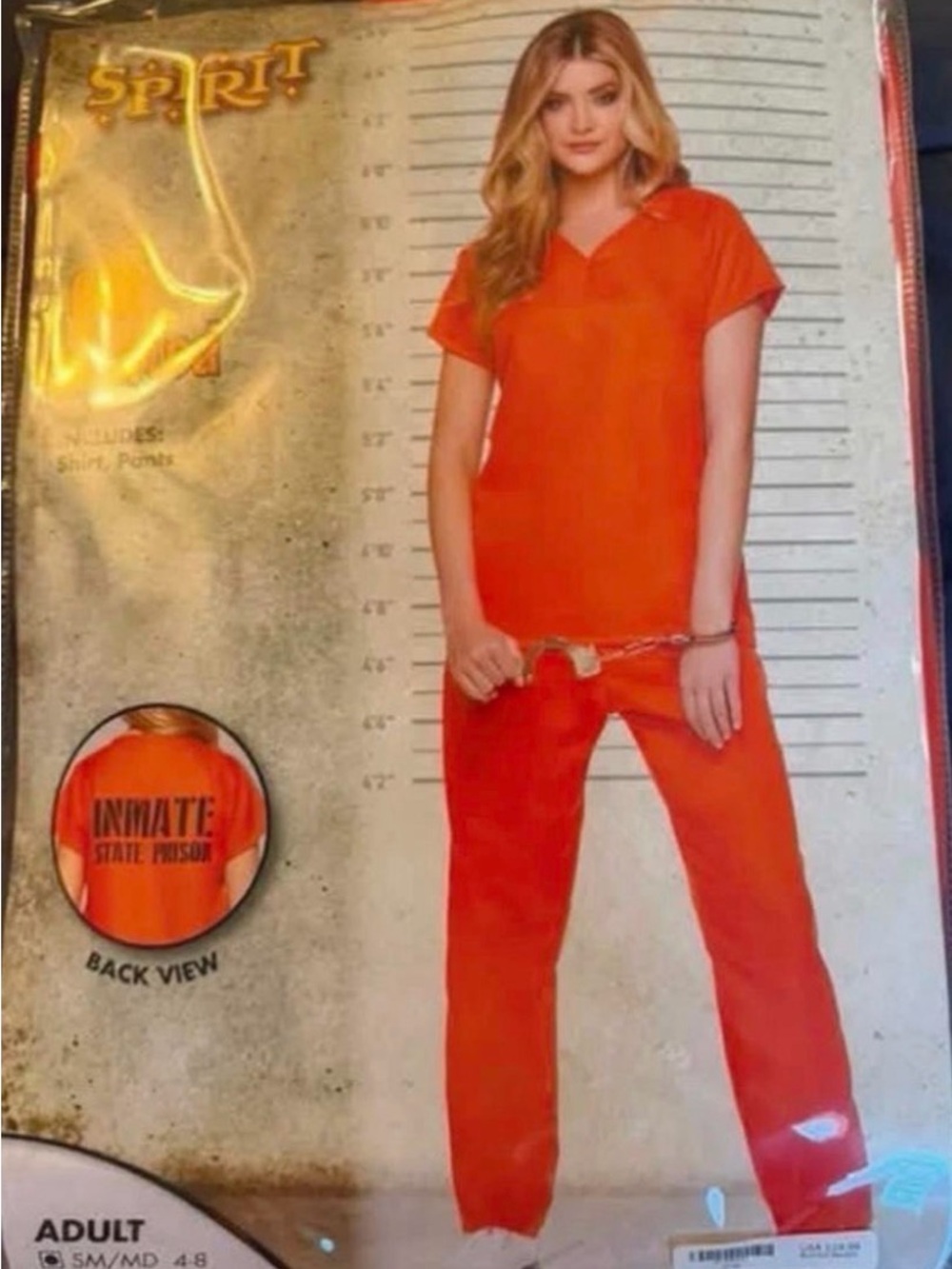 Spirit Bright Orange Women’s Straight-Leg Jumpsuit